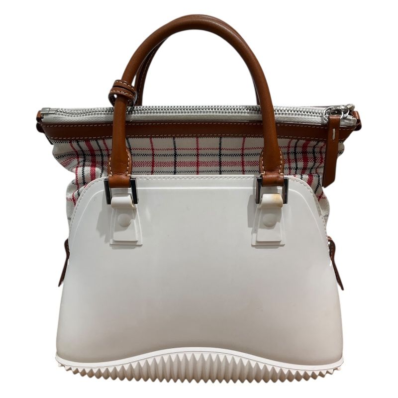 Maison Margiela 5AC Mini White Rubber Canvas Shoulder Bag