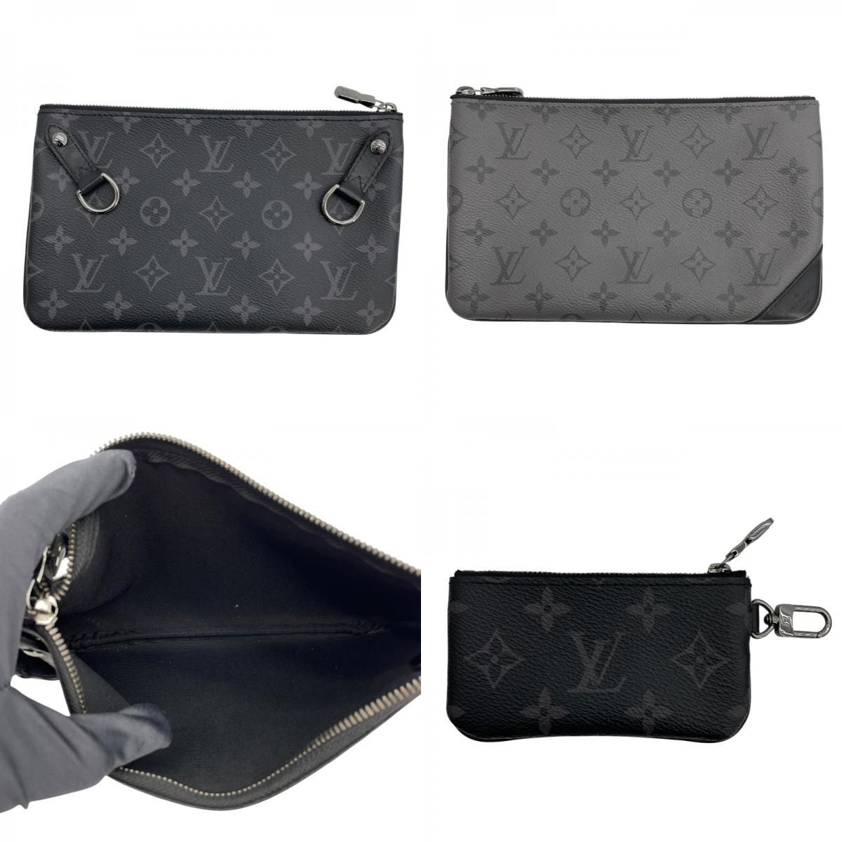 Louis Vuitton Trio Messenger Bag - Monogram Eclipse Black