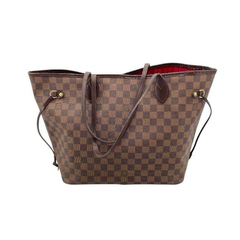 Louis Vuitton Neverfull MM Damier Ebene Canvas Tote Bag