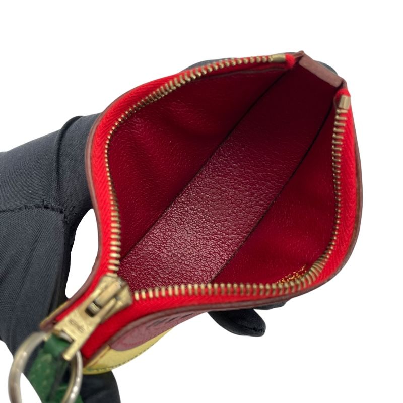 HERMES Tutti Frutti Watermelon Coin Case in Red - Exquisite Craftsmanship