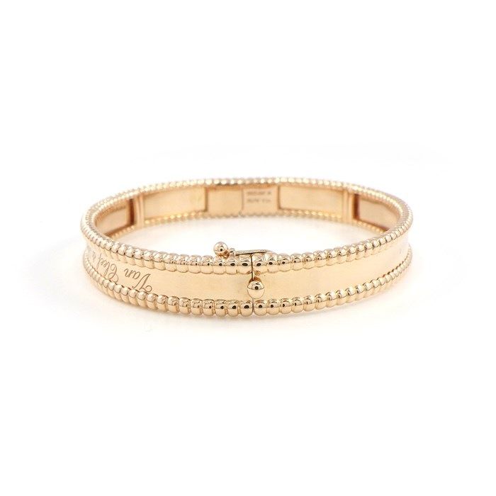 Van Cleef & Arpels Perlée Medium Bracelet in K18 Pink Gold