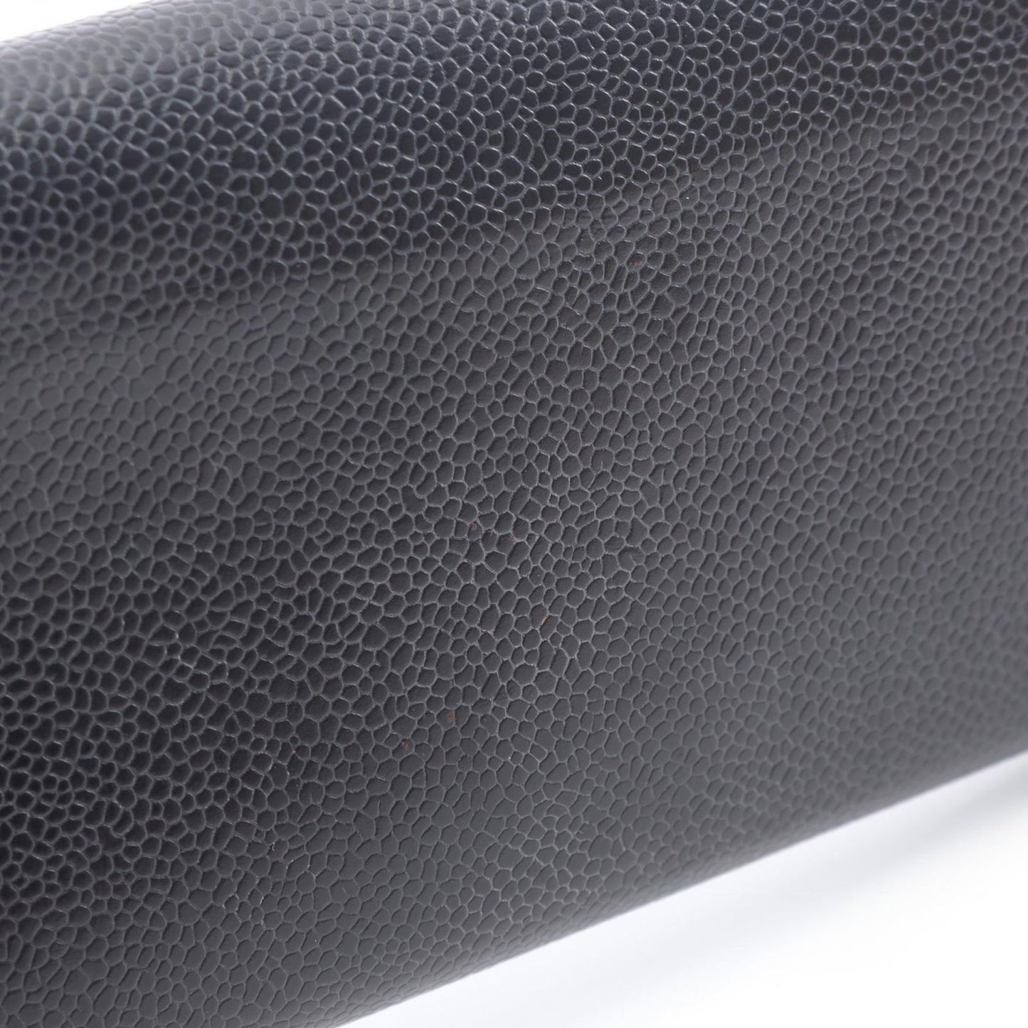 CHANEL Coco Mark Black Leather Zip Wallet - Timeless Elegance