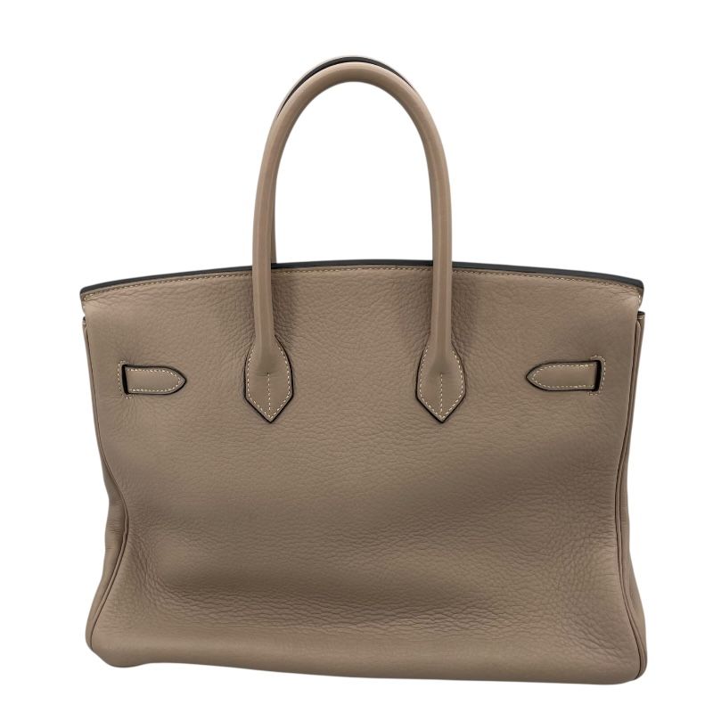 HERMES Birkin 35 in Turtledove Grey with Silver Hardware