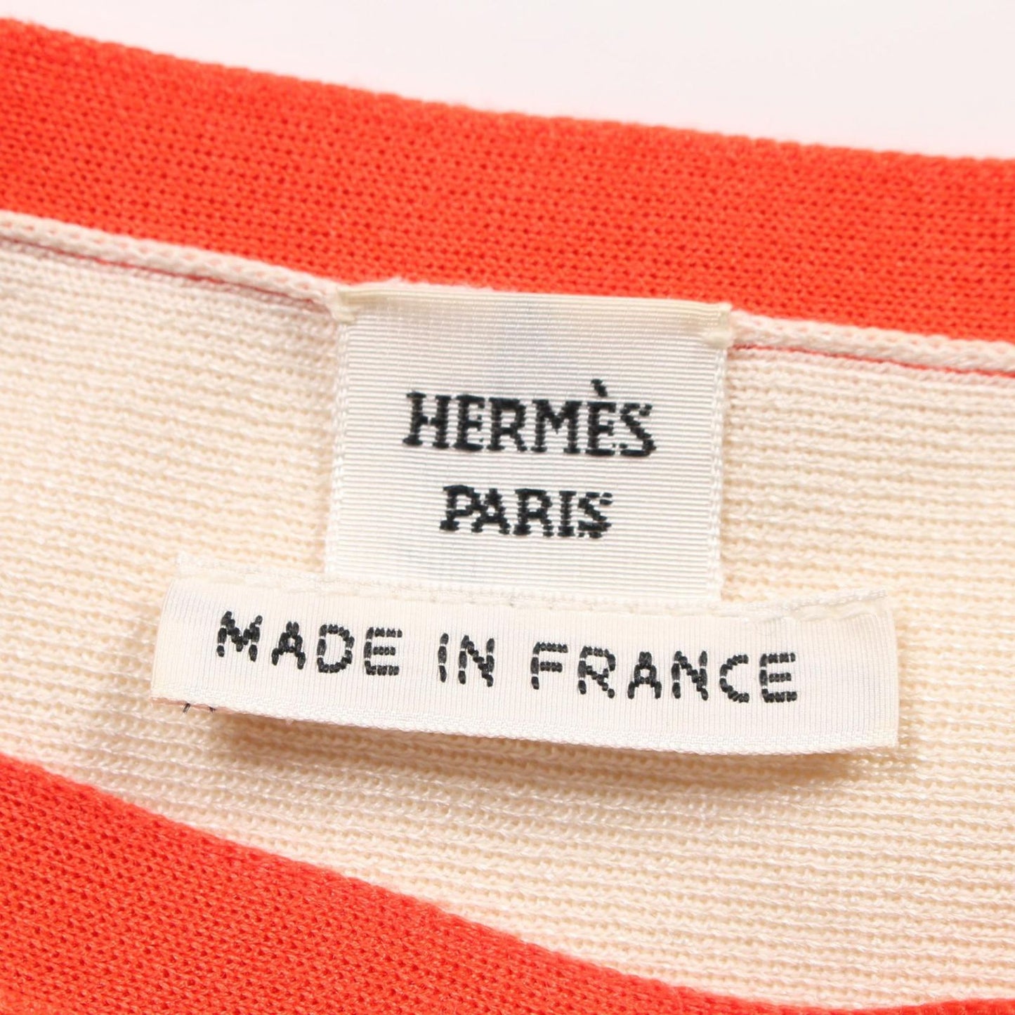 HERMES Twillene Cordeliere Beige Silk Cotton Sweater - Size 42