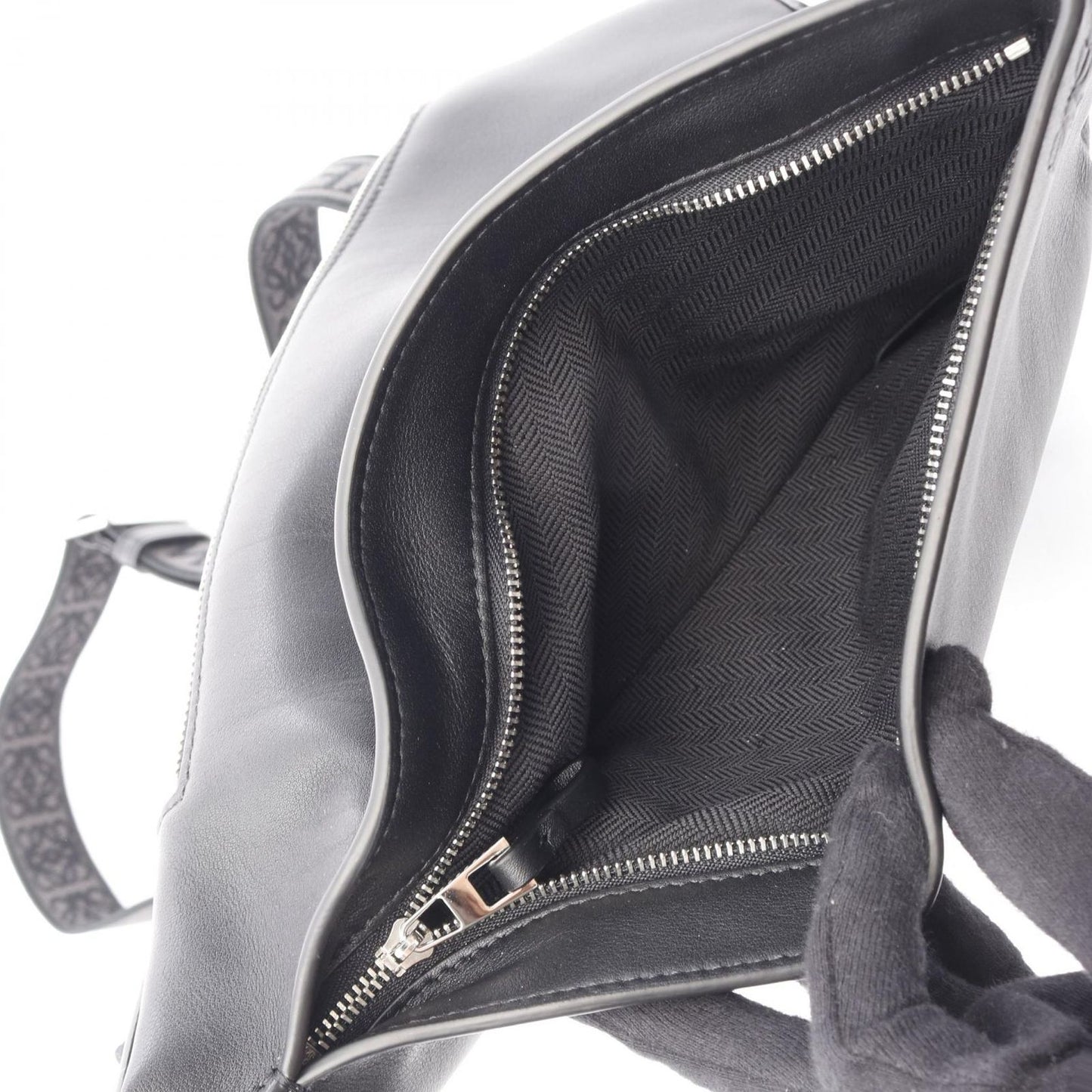 LOEWE Anton Sling Black Leather Crossbody Bag - New