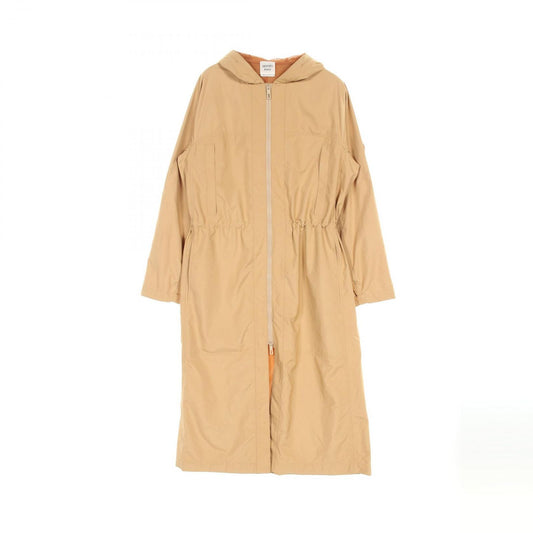 HERMES Serre Beige Spring Coat - Timeless Elegance
