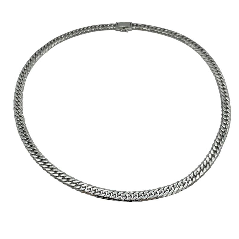 Exquisite 6-Sided Double Kihé Necklace in Pt850 Silver