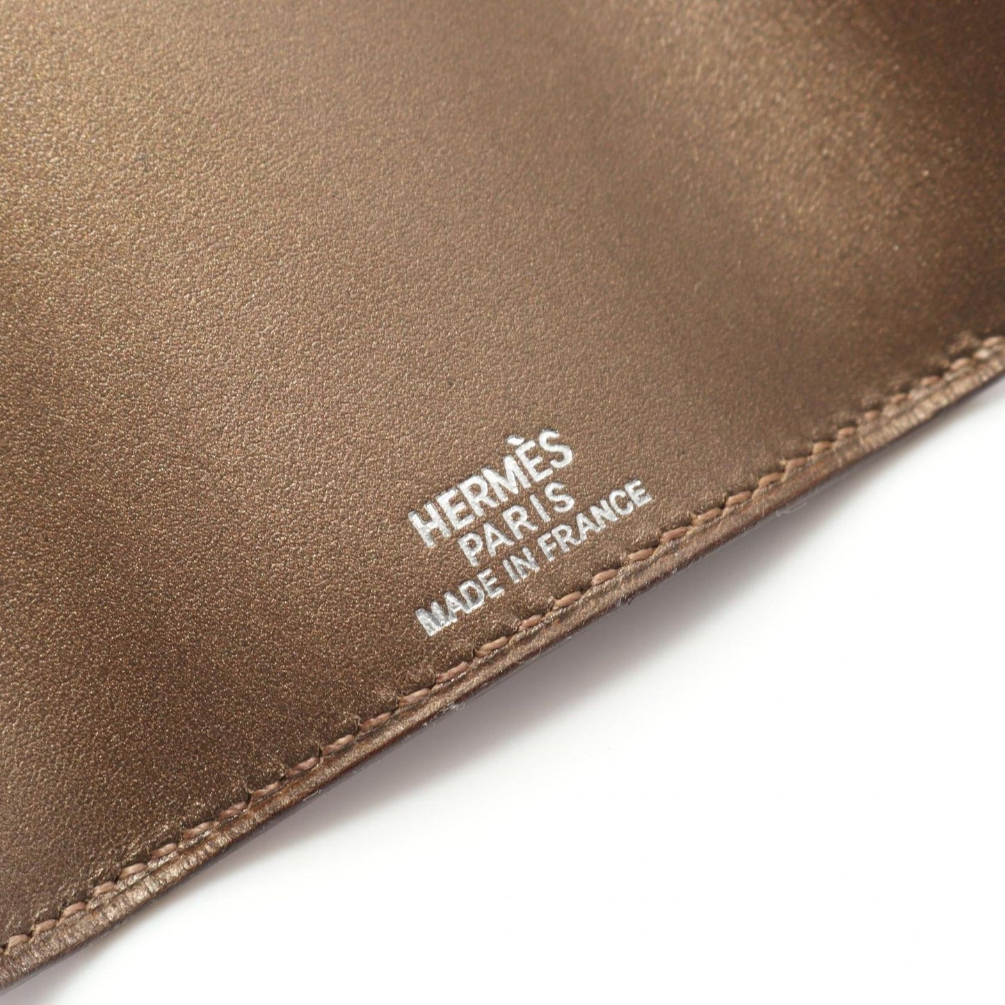 HERMES Serre Bronze Key Case - Exquisite Craftsmanship