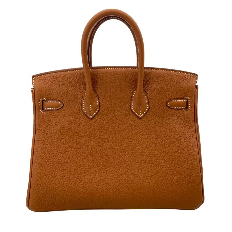 HERMES Birkin 25 K刻 Gold & Silver Hardware Handbag