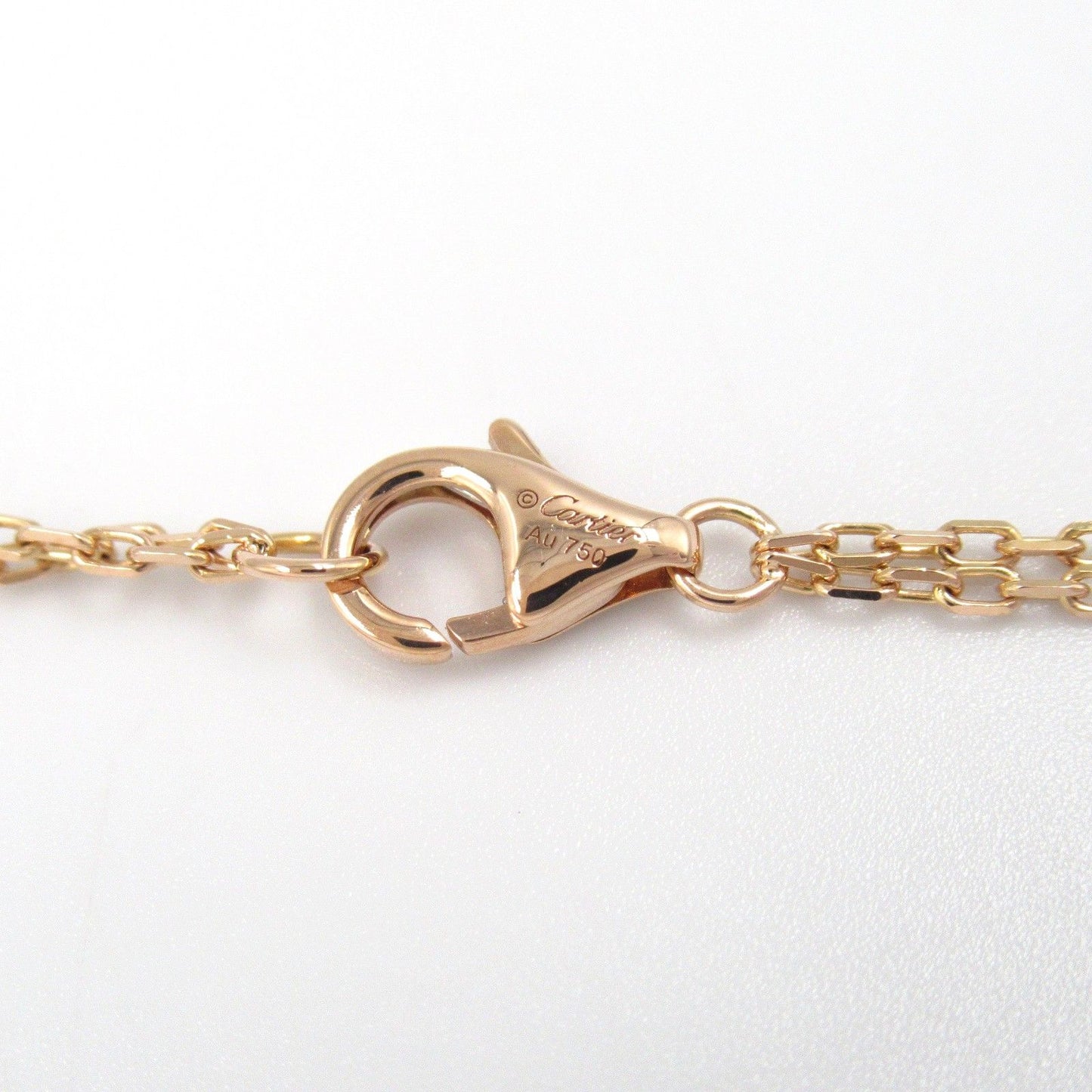 Cartier Love Circle Necklace in 18K Pink Gold with Diamonds