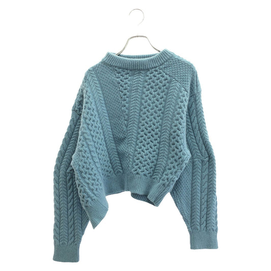 Stella McCartney Light Blue Wool Sweater - Timeless Elegance