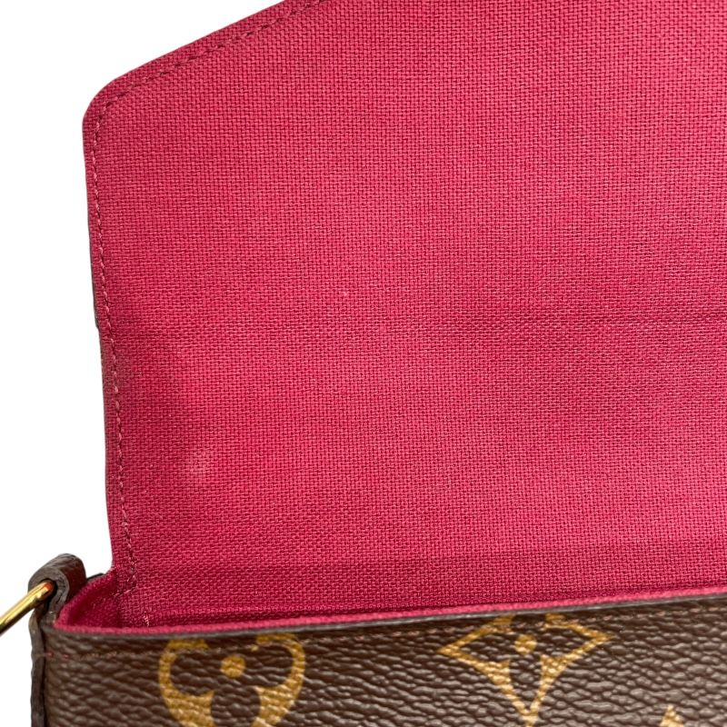 Louis Vuitton Pochette Felicie M61276 Fuchsia Monogram Shoulder Bag