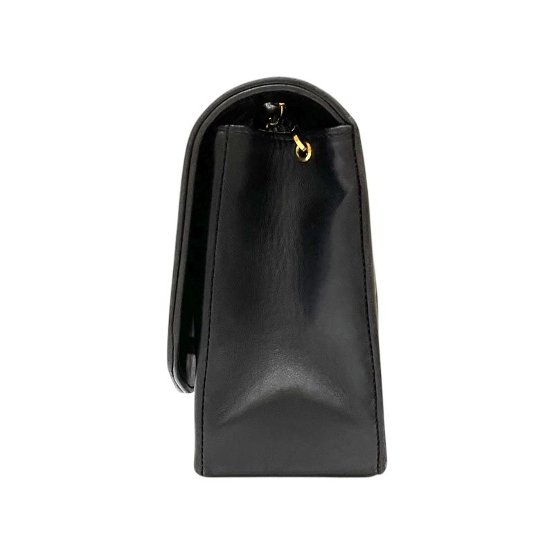 CHANEL Diana 25 Chain Shoulder Bag in Black Lambskin
