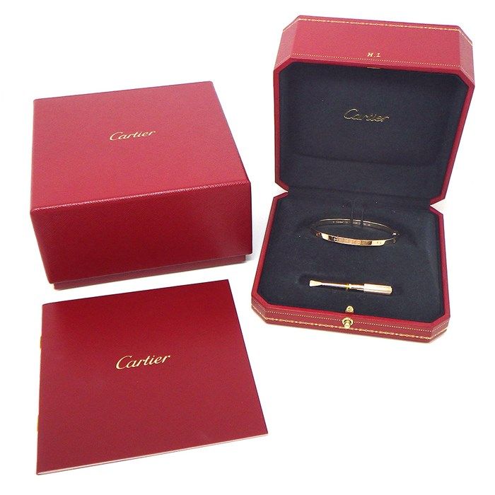 Cartier Love Bracelet Small Model B6047316 in K18 Pink Gold