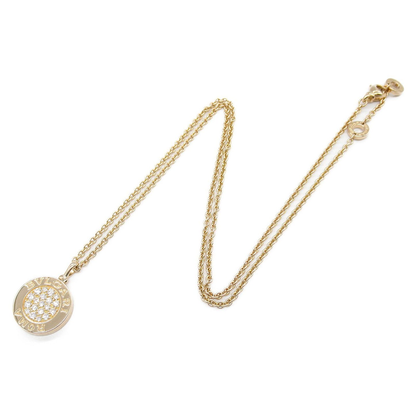 BVLGARI Bvlgari Necklace with Onyx and Diamonds in 18K Pink Gold