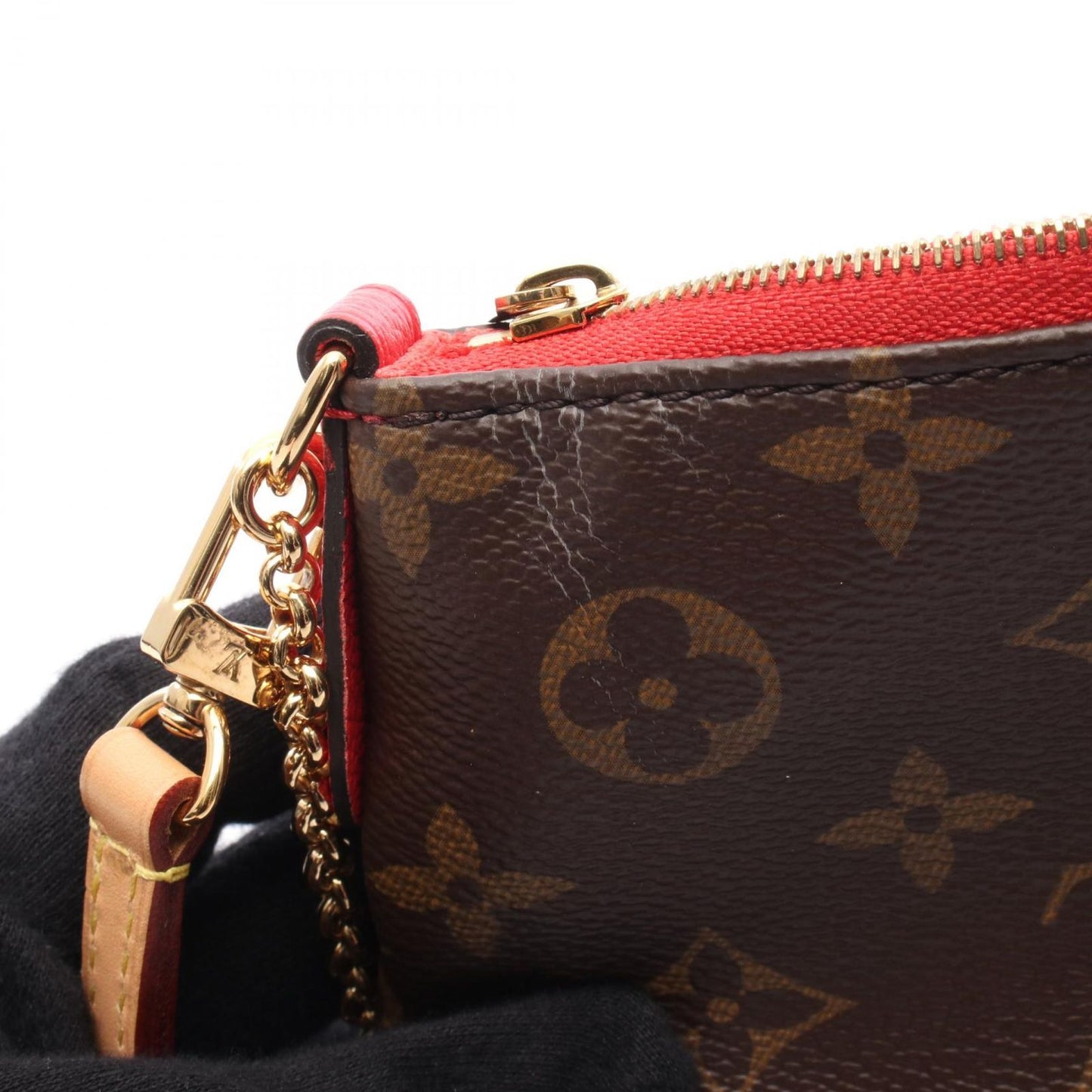 Louis Vuitton Pallas Clutch Monogram Poppy Petal Handbag