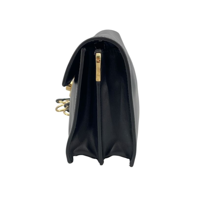 PRADA Soft Sound Small Shoulder Bag in Black Nappa Leather