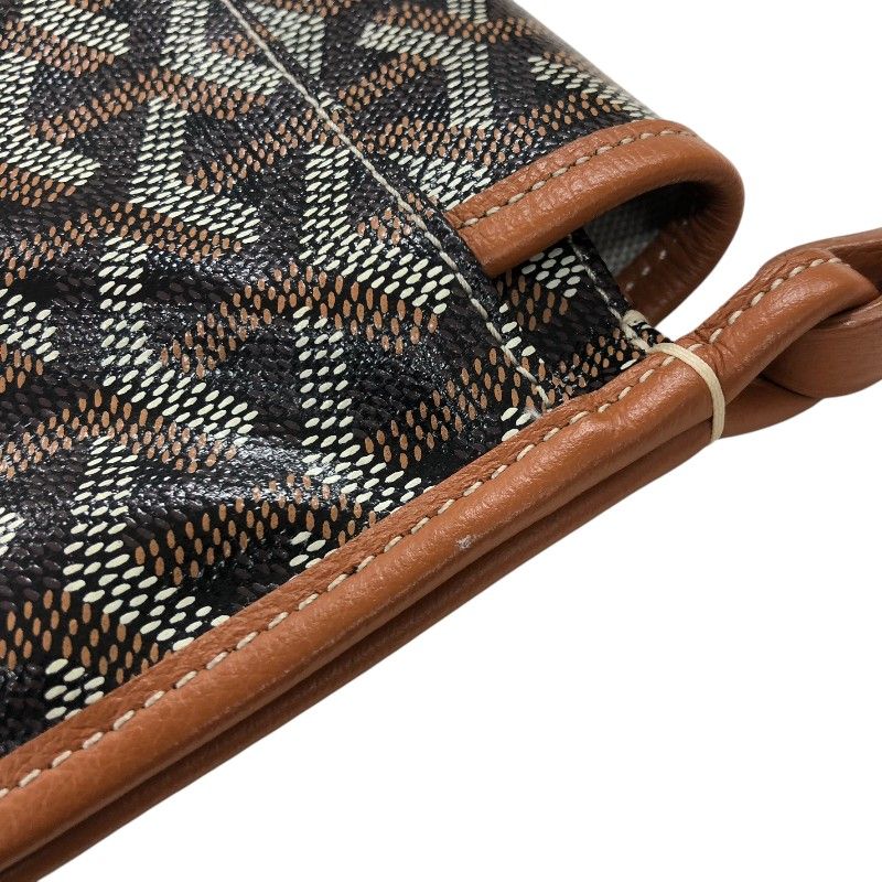 GOYARD Plume Pouch Wallet in Tan Goyardine Canvas - Exquisite Craftsmanship