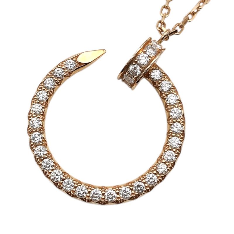 Cartier Juste un Clou Diamond Necklace in 18K Pink Gold