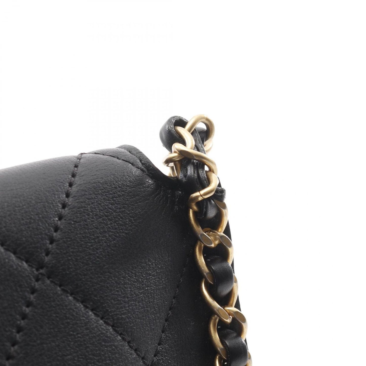 CHANEL Matelassé Shoulder Bag in Black Lambskin - Timeless Elegance