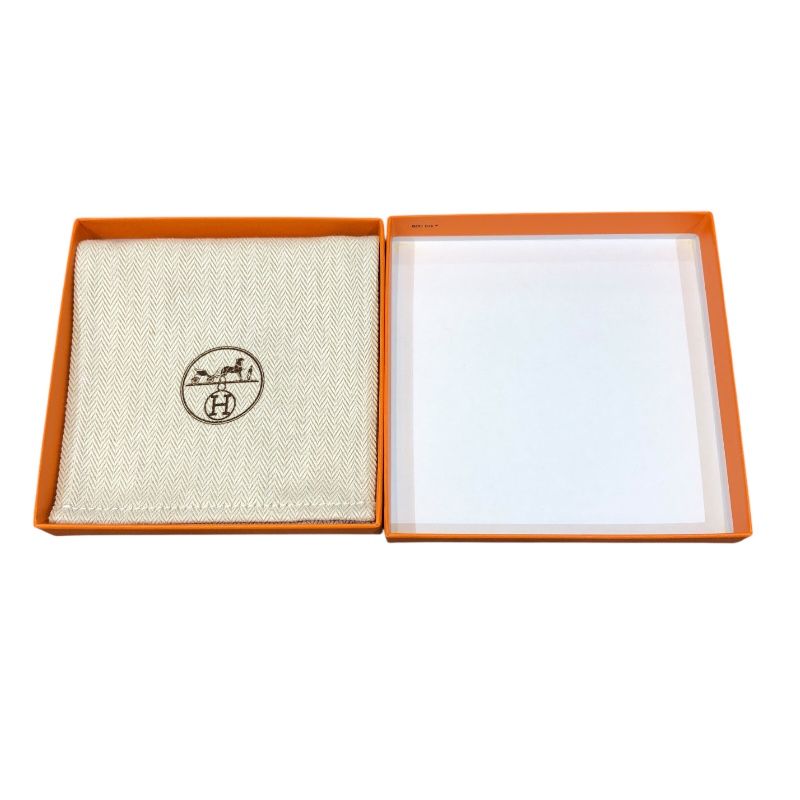 HERMES H Équipe Pendant in Beige & Light Blue Buffalo Horn