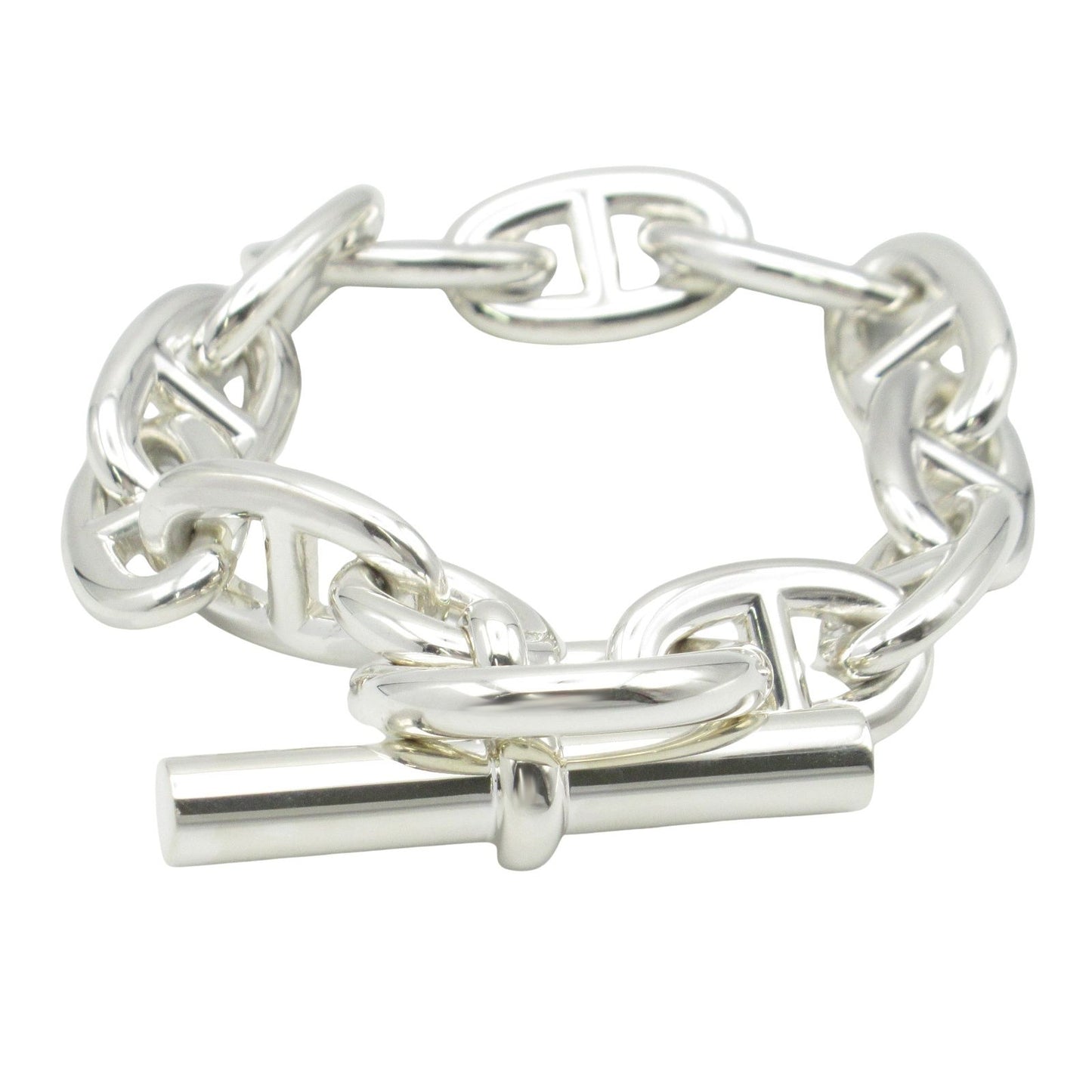 HERMES Chaine d'Ancre TGM Bracelet in Silver 925 - Timeless Elegance