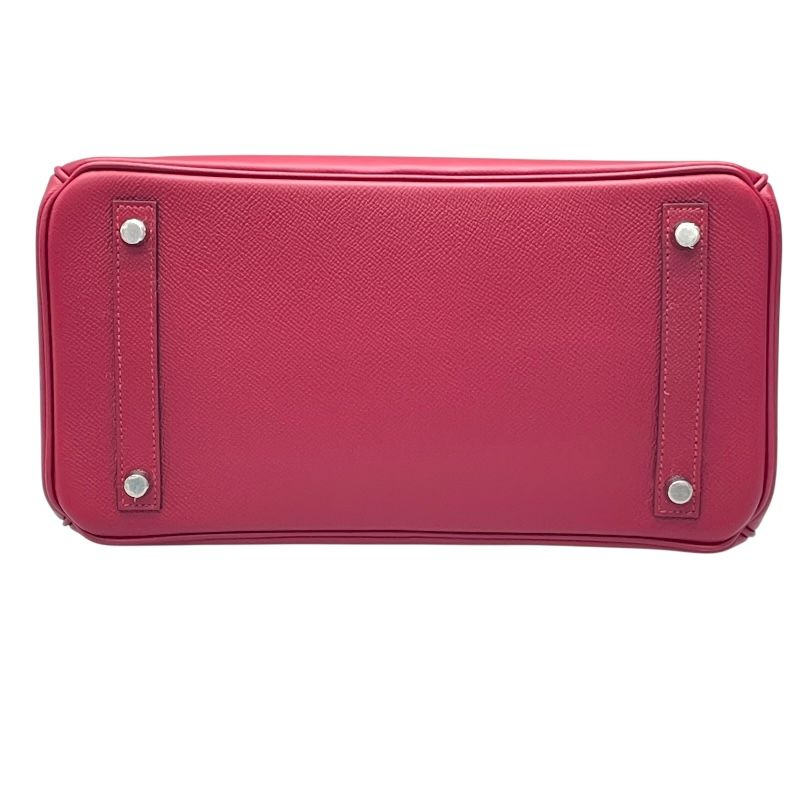 HERMES Birkin 30 A刻 Rouge Grenat with Silver Hardware - Exquisite Craftsmanship