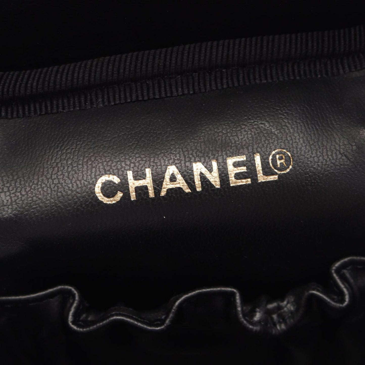 CHANEL Coco Mark Vanity Handbag in Black Caviar Skin - Timeless Elegance