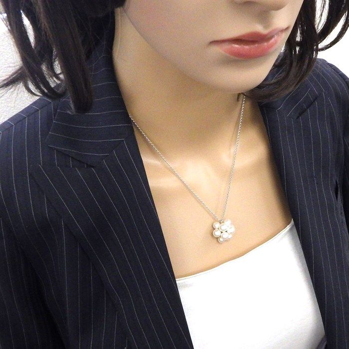 TASAKI Pearl Necklace in K18 White Gold - Exquisite Craftsmanship