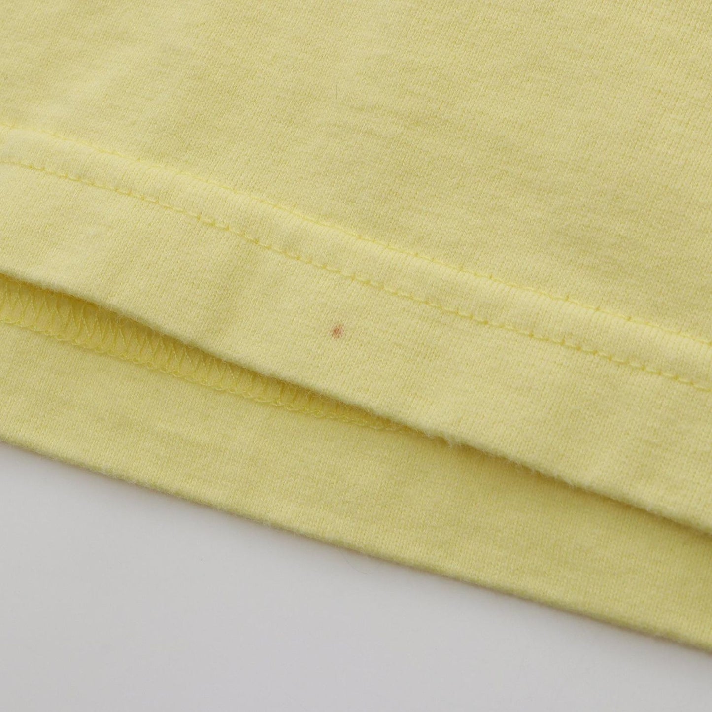 Supreme Mesh Stripe Pocket Tee - Exclusive Yellow Cotton Tee