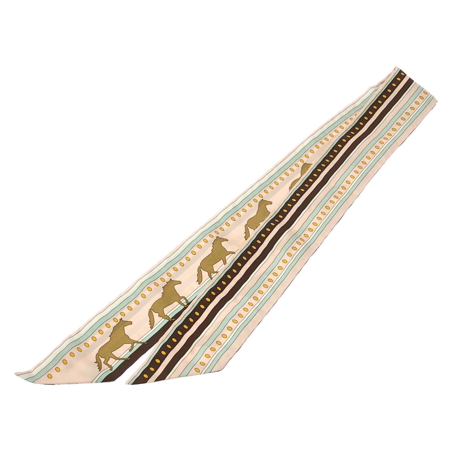 HERMES Pink Silk Twilly Scarf - Exquisite Luxury Accessory