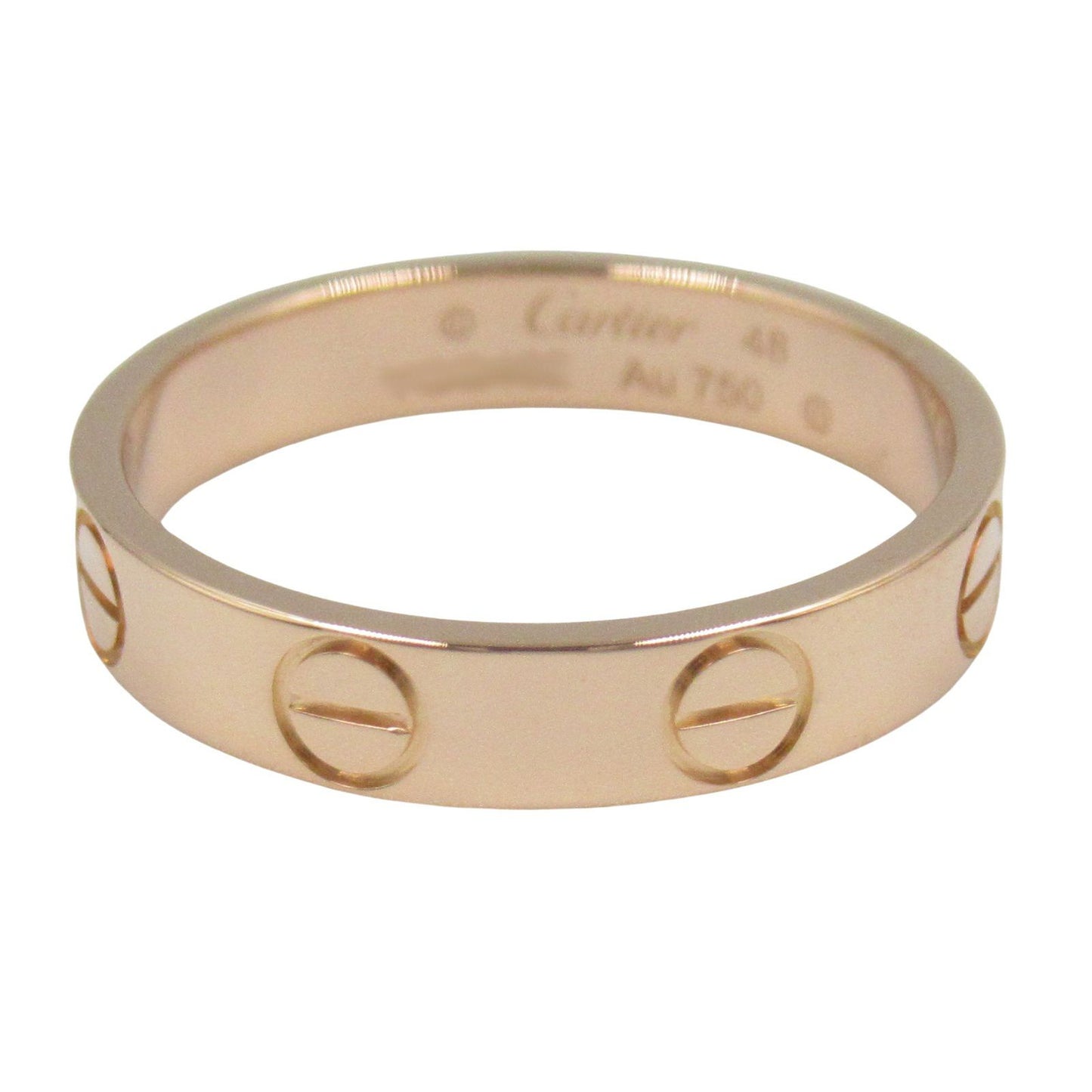 Cartier Mini Love Ring in 18K Pink Gold - Timeless Elegance