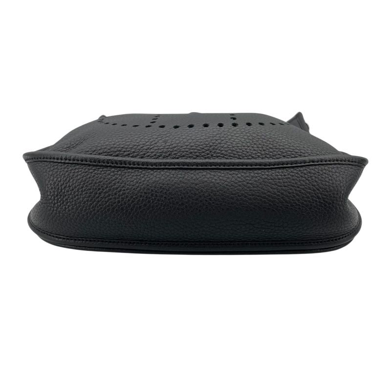 HERMES Evelyne 3PM Black Togo Leather Shoulder Bag - C Stamp