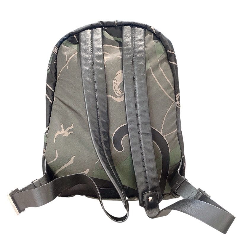 VALENTINO Nylon Backpack in Black & Khaki - Exclusive Men's Design