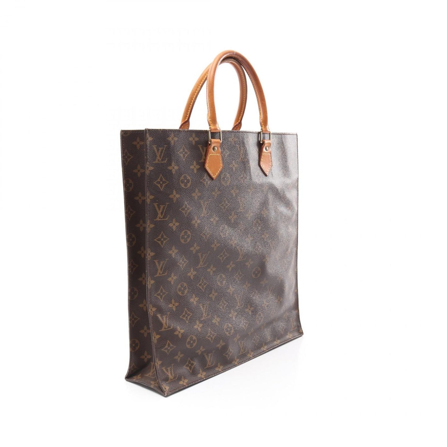 Louis Vuitton Sac Plat Tote Bag - Timeless Elegance in Brown