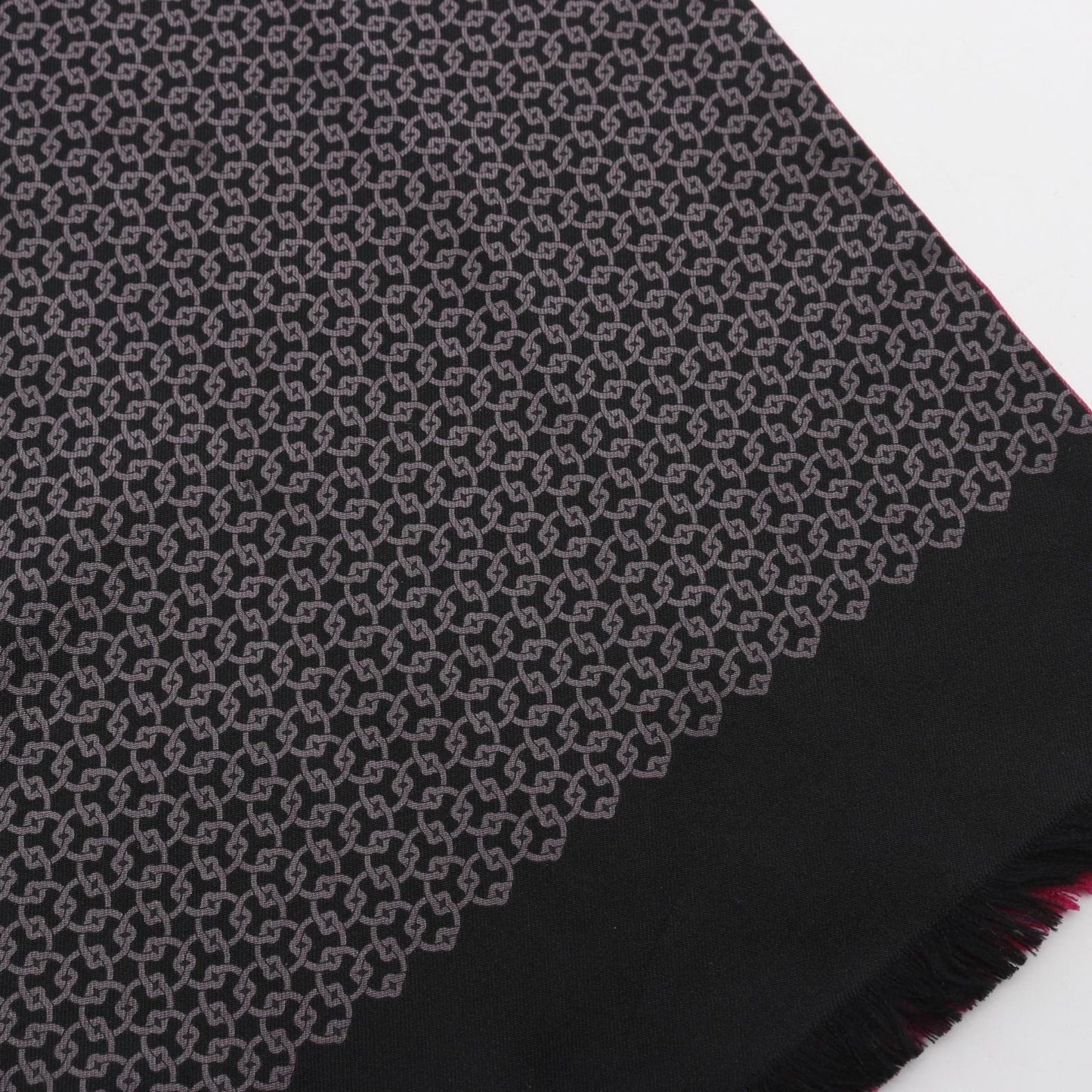 HERMES Silk Scarf in Navy/Pink - Exquisite Luxury Accessory