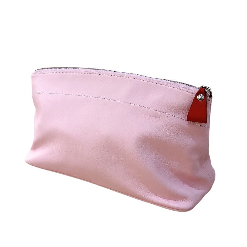 HERMES Toyuboyu GM T刻 Rose Sakura-Vermilion Swift Anemone Pouch
