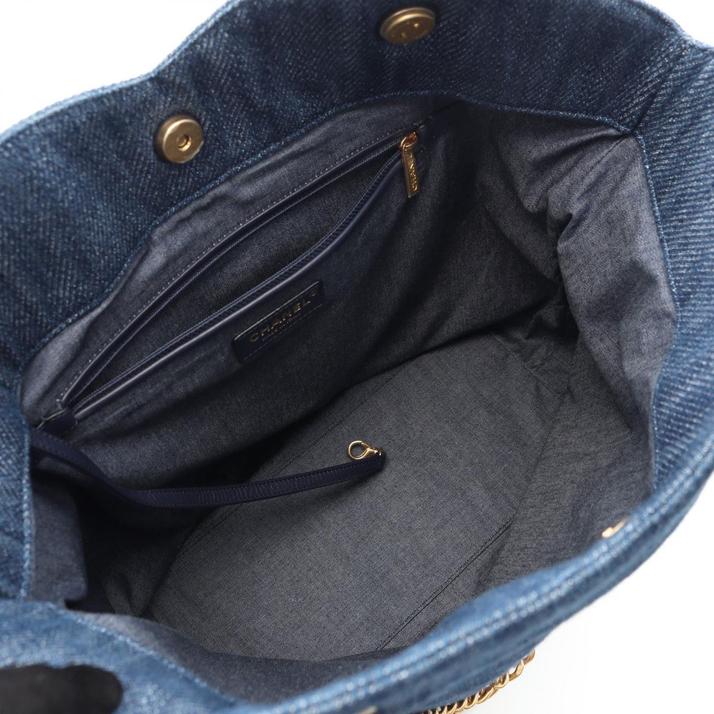 CHANEL Denim Blue Tote Bag AS3857 - Exquisite Luxury