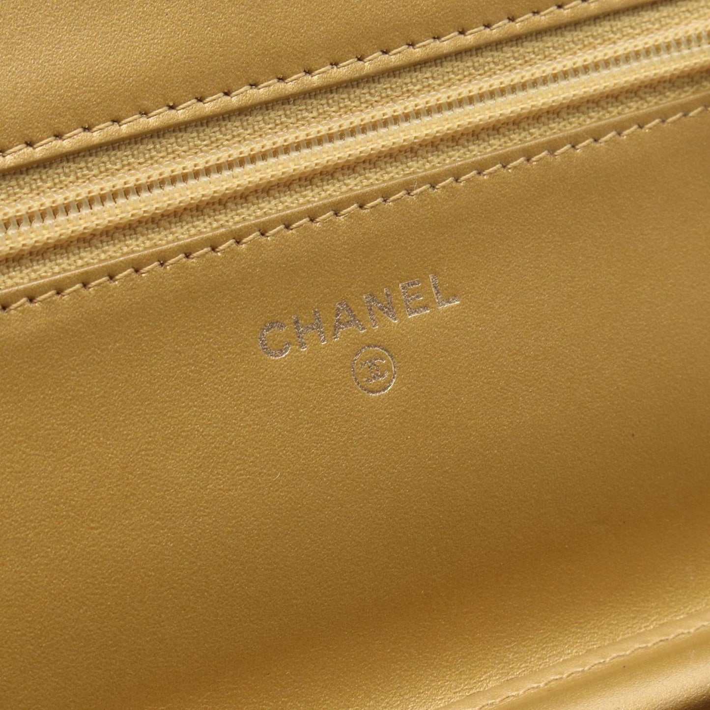 CHANEL Boy Chanel Gold Leather Shoulder Bag - Exquisite Craftsmanship