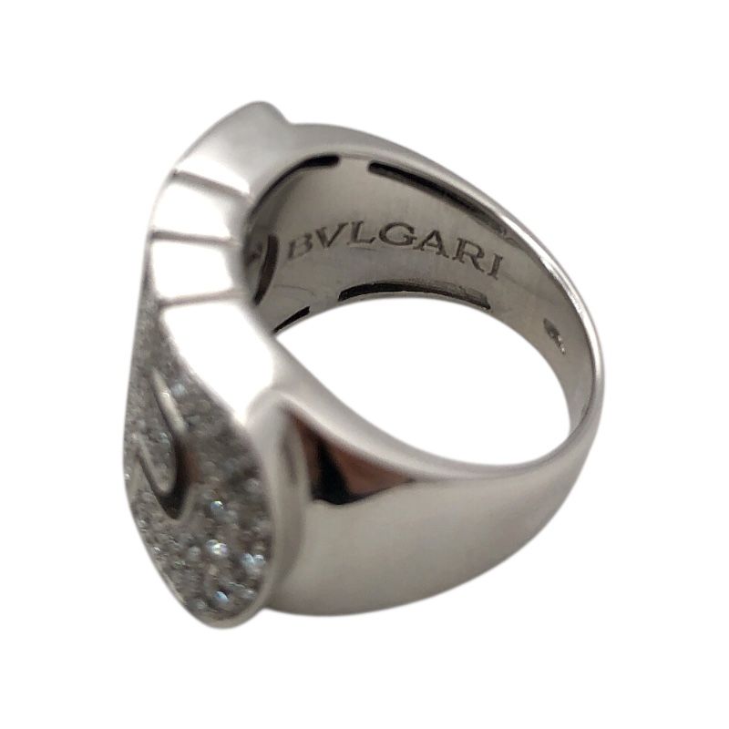 BVLGARI Parentesi Ring in K18 White Gold - Exquisite Luxury