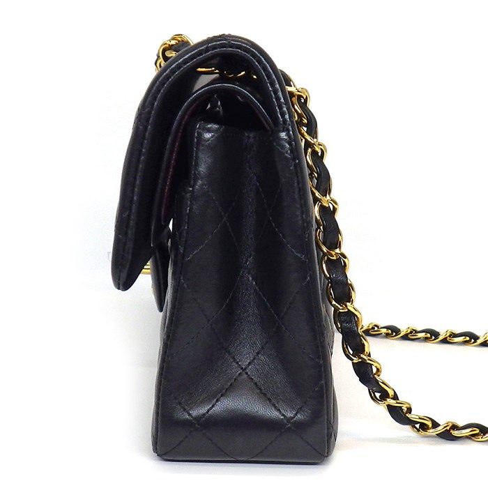 CHANEL Matelassé 23 Classic Small Handbag - Black & Bordeaux