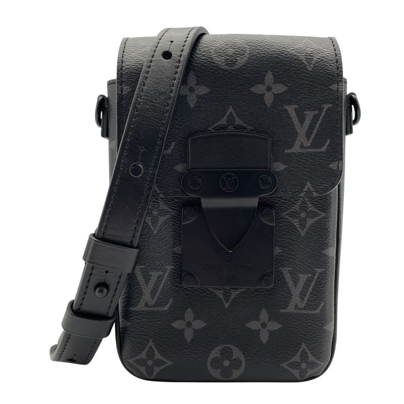 Louis Vuitton S Lock Vertical Wearable Wallet - Monogram Eclipse Black