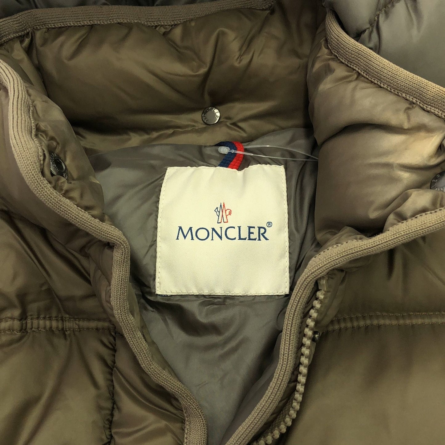 MONCLER Brown Down Coat - Timeless Elegance & Warmth