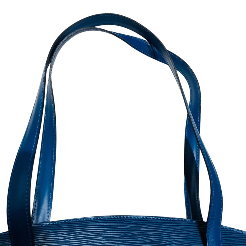 Louis Vuitton Saint Jacques Blue Epi Leather Shoulder Bag
