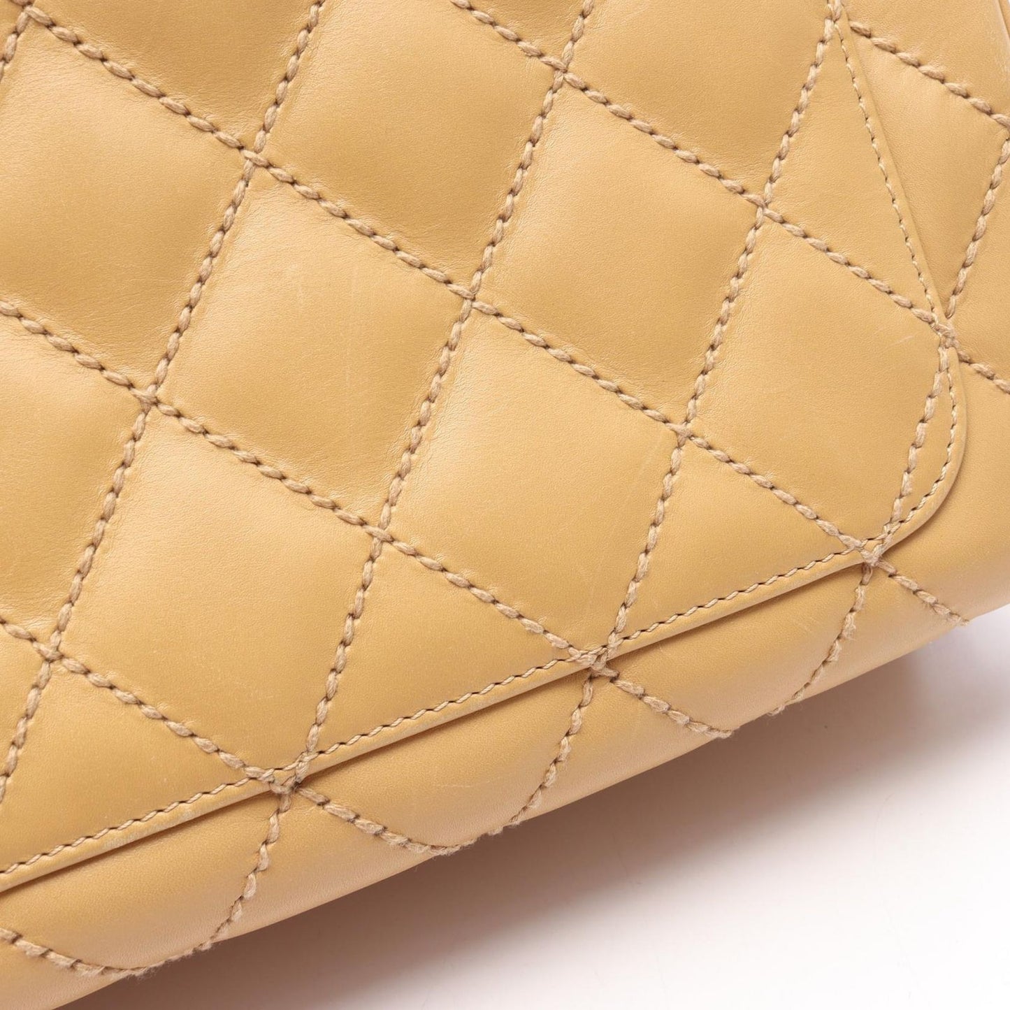 CHANEL Wild Stitch Tote Bag in Beige Leather - Timeless Elegance