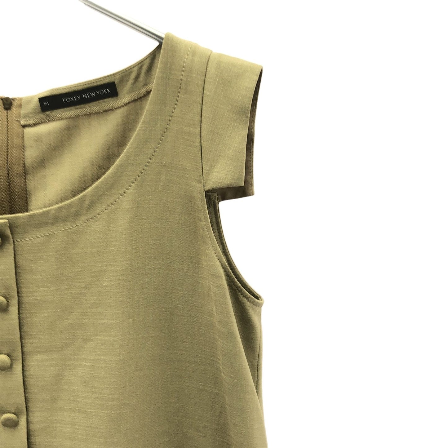 FOXEY NEW YORK Elegant Beige Dress - Timeless Sophistication