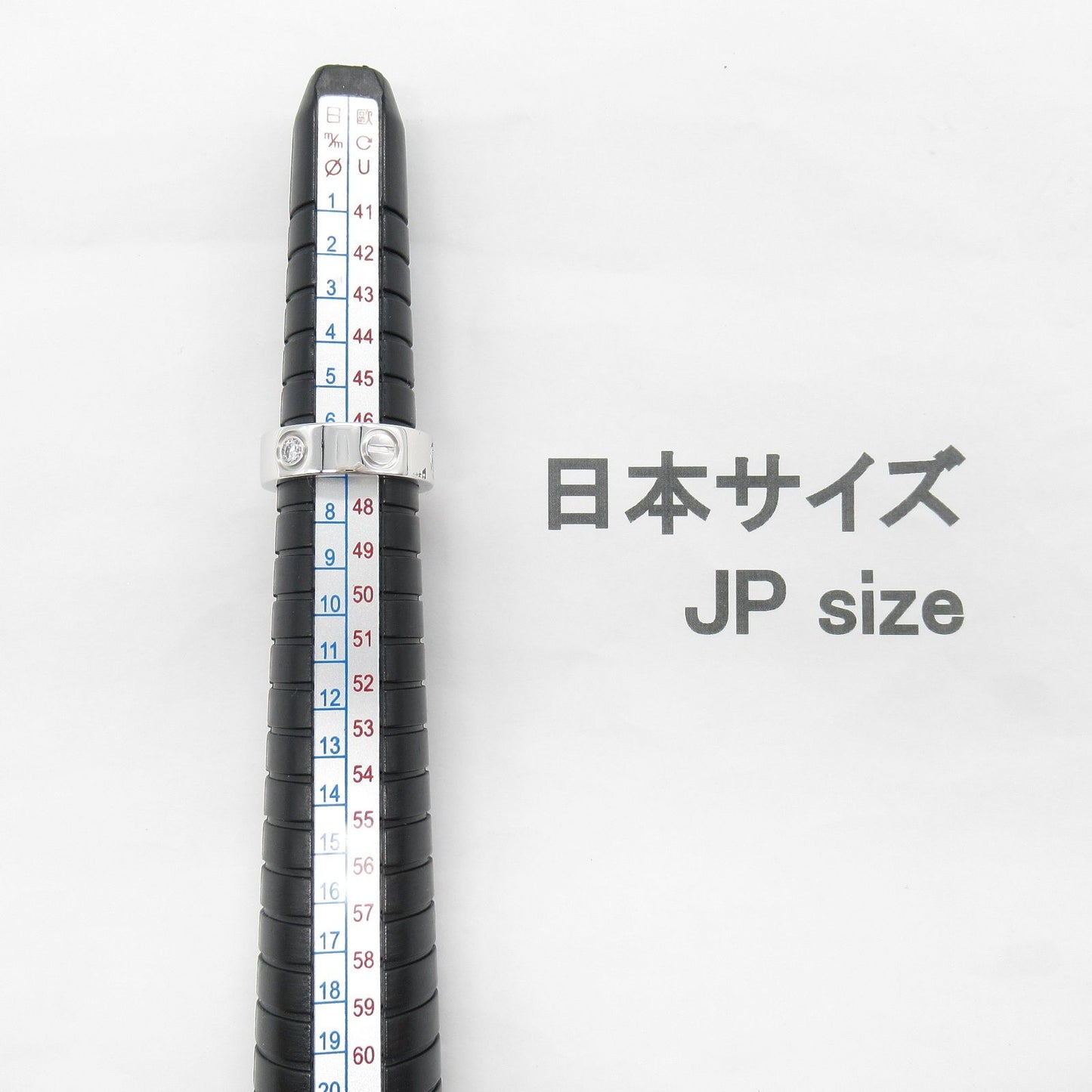 CARTIER Love Ring 3PD in K18WG with Diamonds - Timeless Elegance