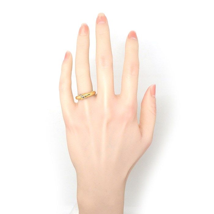 Cartier Trinity Ring in Three Colors - K18 Gold, Size 13.5