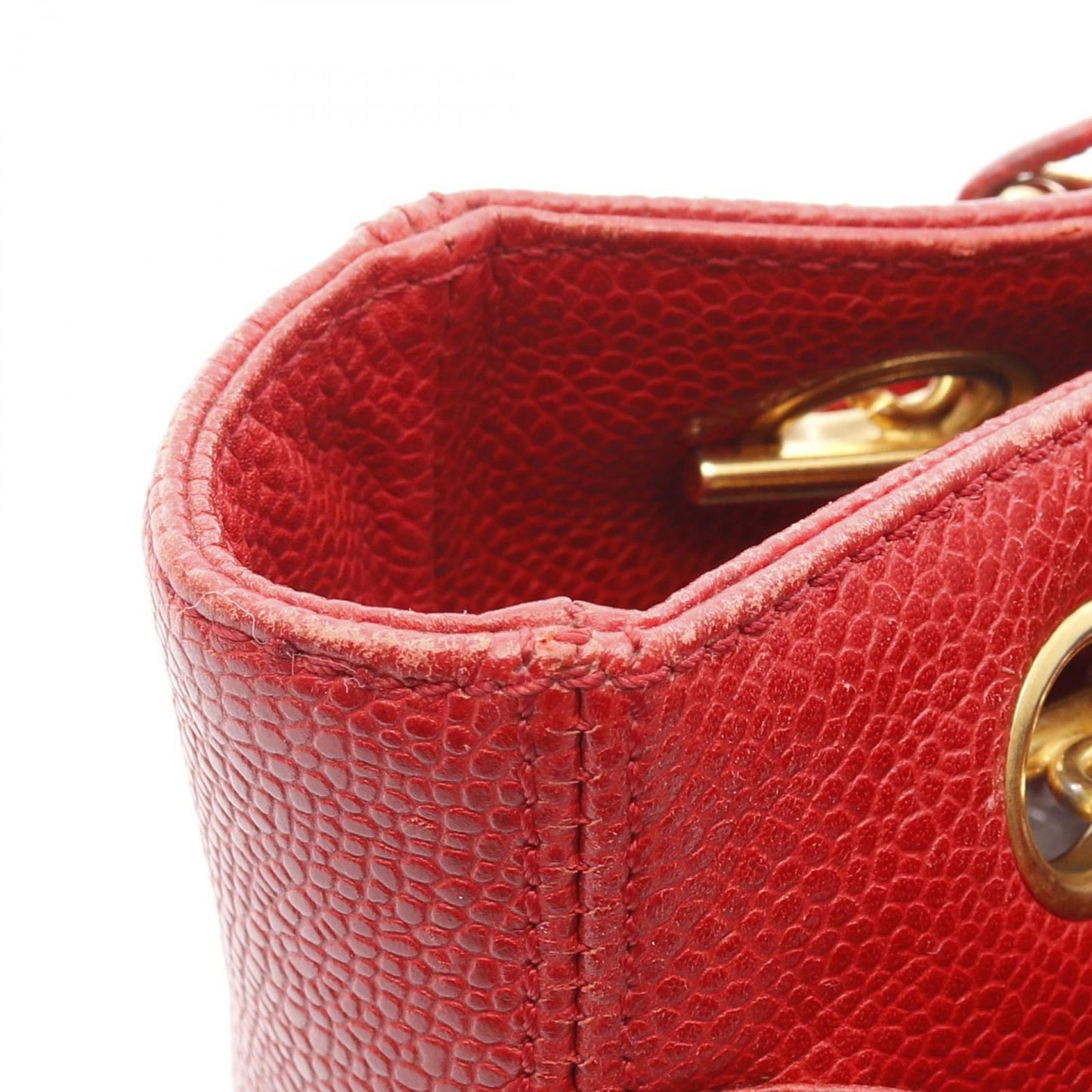 CHANEL Coco Mark Tote Bag in Red Calfskin - Timeless Elegance