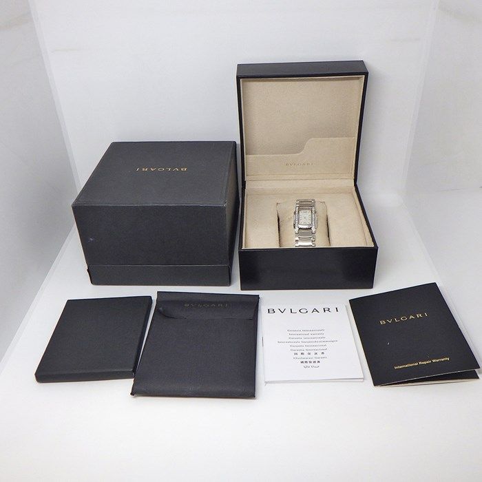 BVLGARI Assioma AA35S Diamond Bezel Watch - Exquisite Craftsmanship
